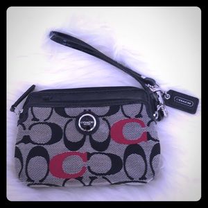 Authentic coach wristlet